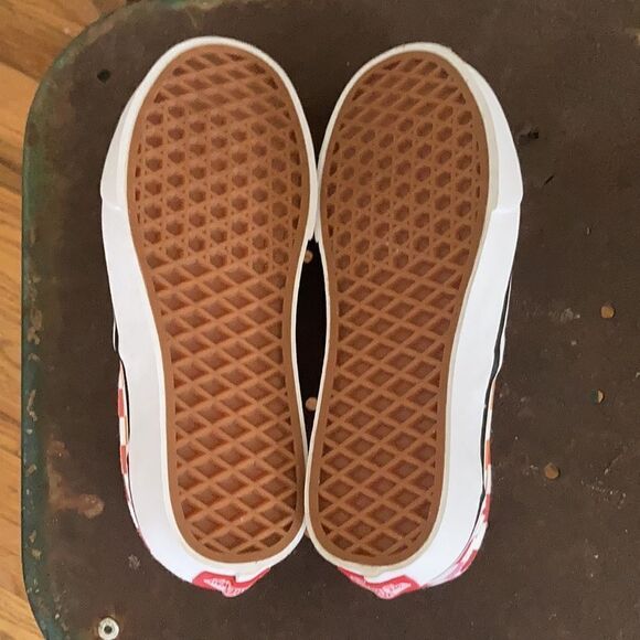 Vans Colorful Checkerboard Classic Slip Ons - Picture 7 of 11